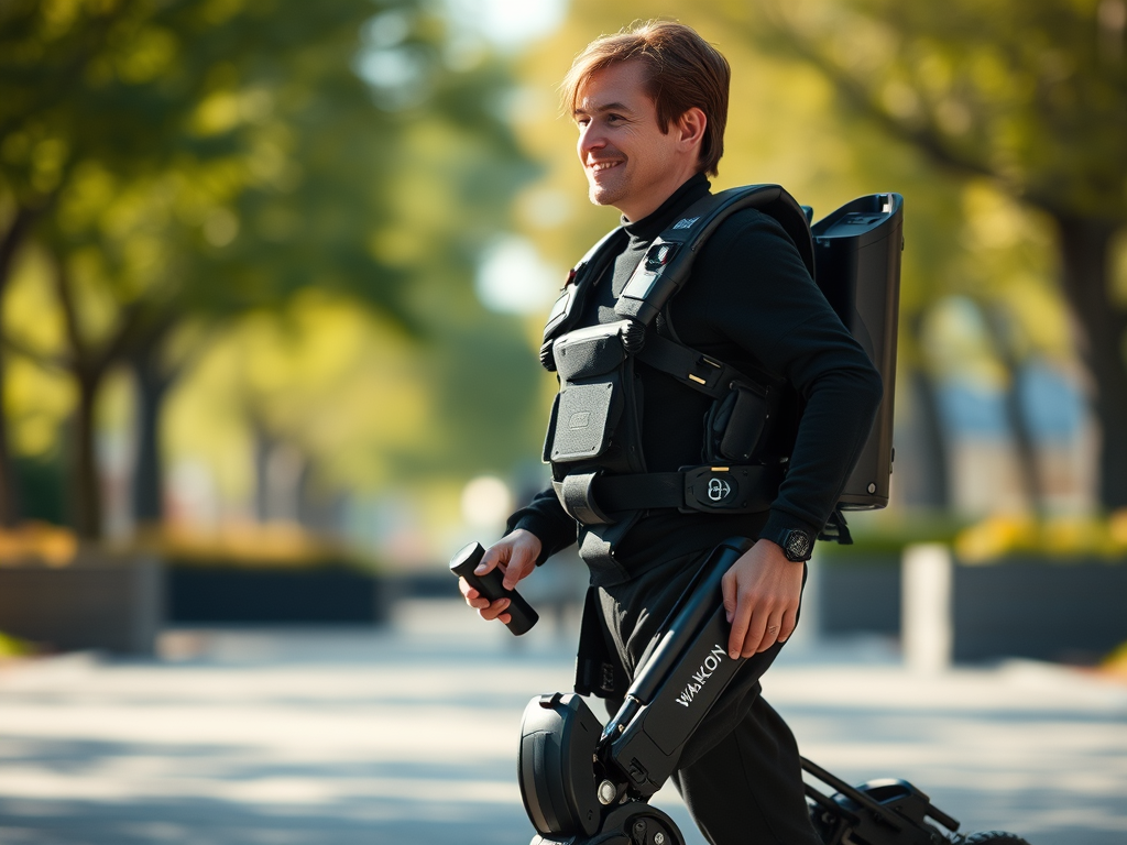 The WalkON Suit F1: regain independence with the futuristic exoskeleton