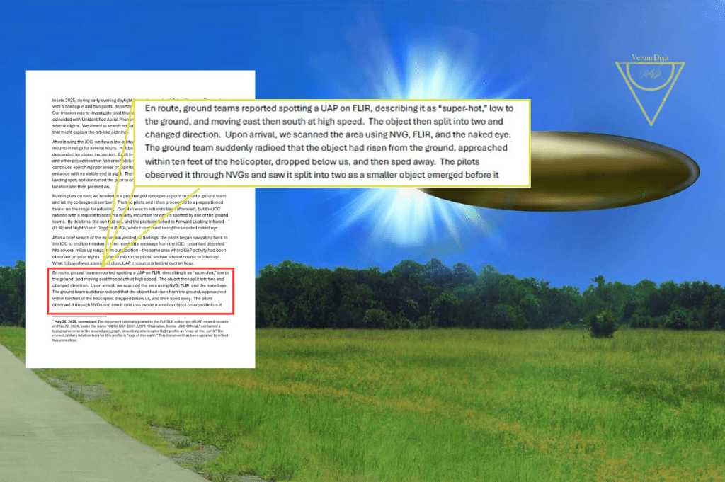 Trump Declassifies Over 200 UFO-Related Documents Comfirming Extraterretrial Presence